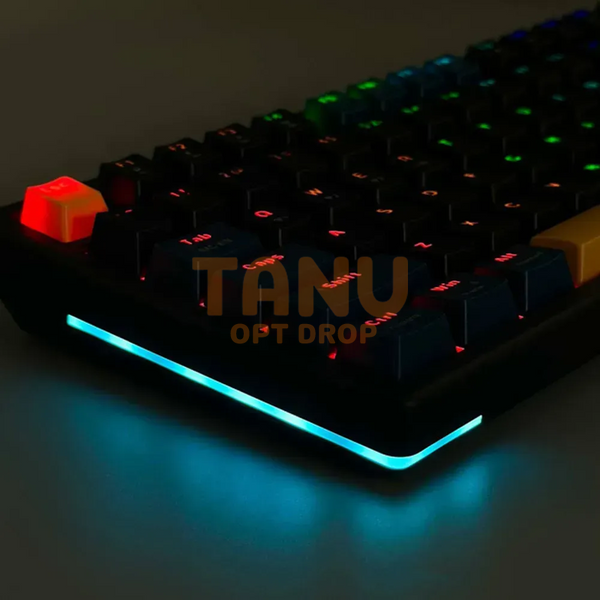 Геймерська бездротова механічна клавіатура з rgb підсвіткою JEDEL WKL-102 Tri-mode Type-C 88 keys (206) 11k07p058 фото