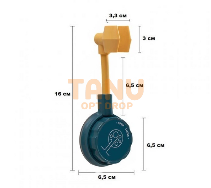 Съемный держатель для душевой лейки на присоске Shower Holder 16*6,5*3,3 см Сине-желтая (219) 01k01p017v2 фото