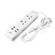 Удлинитель Remax BKL-08 2 Socket/4 USB/Кабель 200см Белый 11k06p045 фото 1