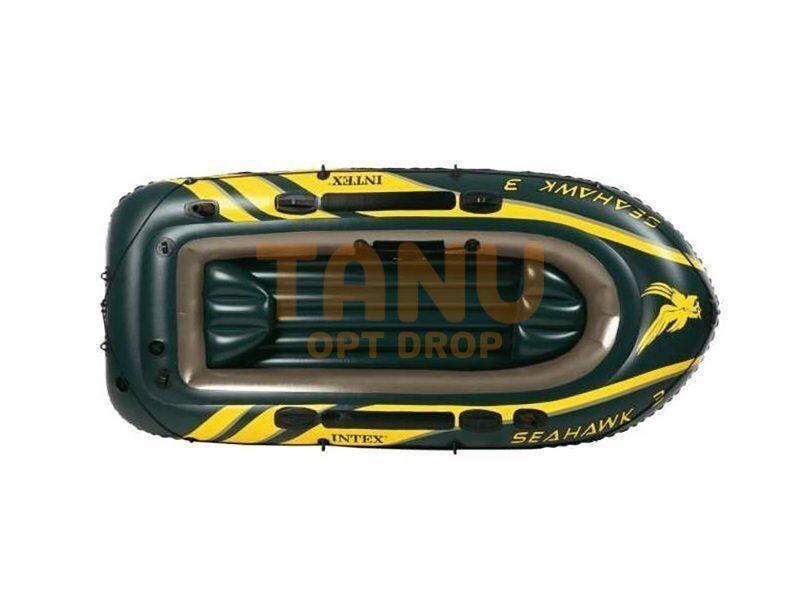 Трехместная надувная лодка Intex Seahawk 3 68349 Зеленая (10-103-68349) 02k04p024 фото