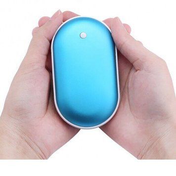 УМБ Грелка-повербанк для рук Pebble Hand Warmer PowerBank 5000 mAh синий 11k12p042 фото