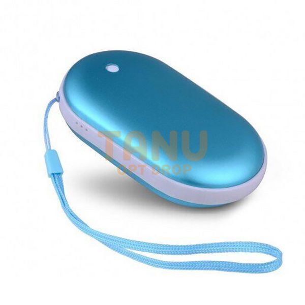 Грілка-повербанк для рук Pebble Hand Warmer PowerBank 5000 mAh синій 11k12p042 фото
