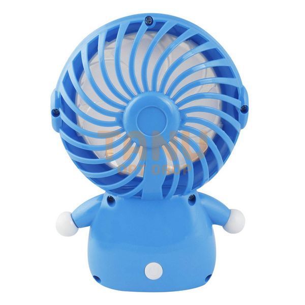 Портативний вентилятор Doraemon Light&Fan SC4780, аккумулятор/USB, Блакитний 01k07p156 фото