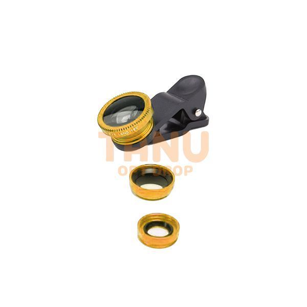 Лінза для камери телефону Fish Eye LENS Y-12 Жовтий (206) 11k02p208v5 фото