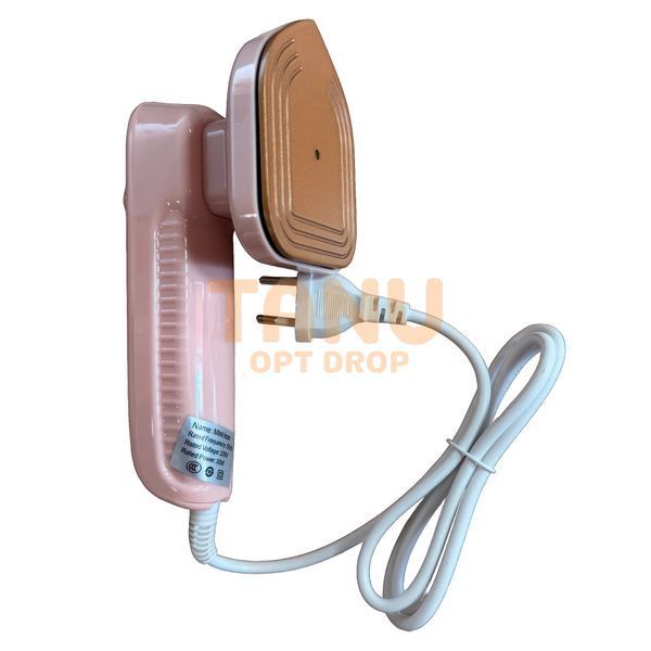 Портативна компактна дорожня компактна праска для одягу Portable Electric Iron Рожевий 01k12p101v2 фото