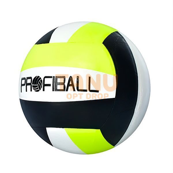 М'яч волейбольний Profiball MS 3361 розмір 5, Жовто-чорний (IGR24) 02k09p033v1 фото