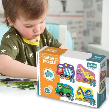 Дитячі пазли Trefl серії &laquo;Baby Classic&raquo;, Будівельні транспортні засоби 36072 (SB) 03k19p344 фото