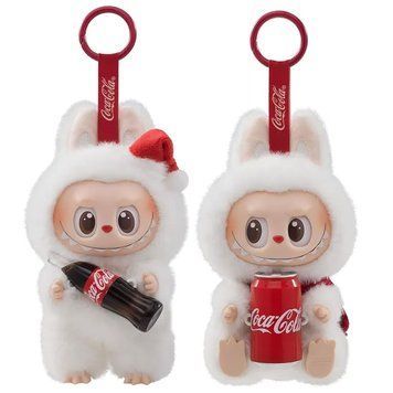 Коллекционная лимитированная фигурка-сюрприз Labubu Лабубу The Monsters, брелок из серии Cola, 17 см 03k04p018v3 фото