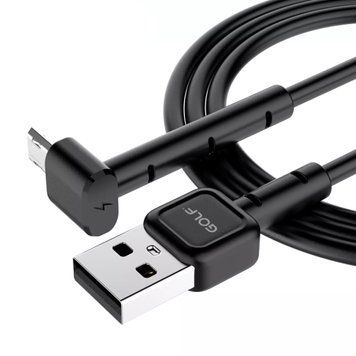 Кабель USB GOLF GC-69 Micro L 1м Черный 11k06p172 фото