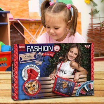 Набір Сумка вишита гладдю "Fashion Bag" FBG-01-03 тигр/KL 03k12p018v1 фото