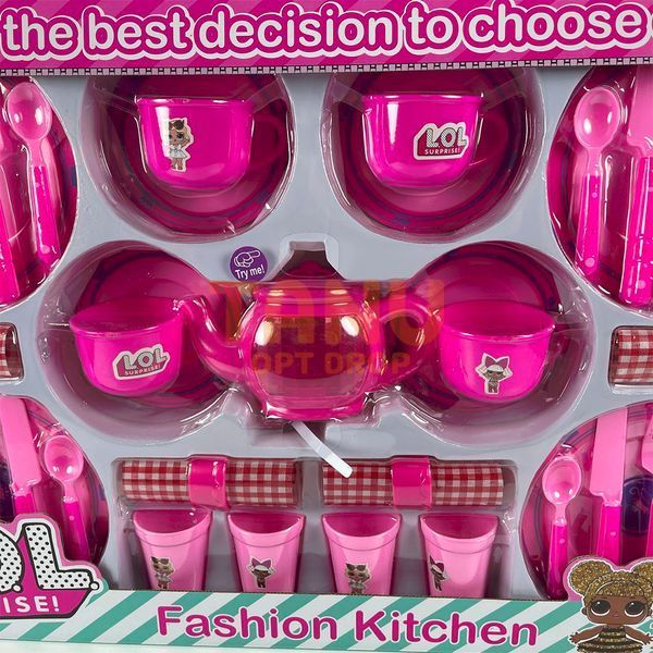 Дитячий ляльковий кухонний набір для чаювання Fashion kitchen 05B-21 42 предмети (AHMD) 03k09p201 фото