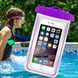 Універсальний прозорий водонепроникний чохол для телефону WaterProof Bag Фіолетовий 11k02p136v1 фото 1