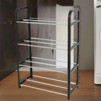 Полка для обуви 4-х уровневая Eco Fabric 40*19*56см(DRK) 01k04p179v2 фото