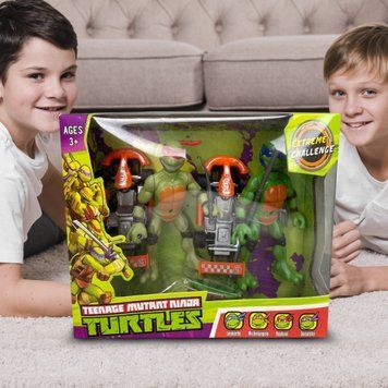 Детский набор игровых фигурок Turtles 2 Черепашки ниндзя с машинками (В) 03k05p399 фото