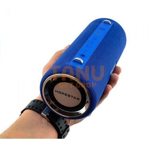 Портативная Bluetooth колонка Hopestar H39 с влагозащитой Синяя 11k03p049v4 фото