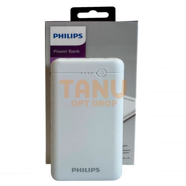 Портативное зарядное устройство повербанк Philips Power Bank 10000mAh Ultra Compact 11k12p288 фото