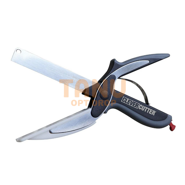Універсальний кухонний ніж-ножиці Clever Cutter 2в1, для нарізки овочів (237) 10k03p080 фото