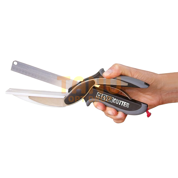Універсальний кухонний ніж-ножиці Clever Cutter 2в1, для нарізки овочів (237) 10k03p080 фото