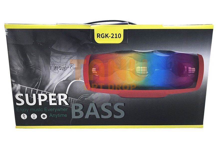 Бездротова bluetooth колонка FAWEI RGK-210 Plus 12 W Червона 11k03p041v1 фото