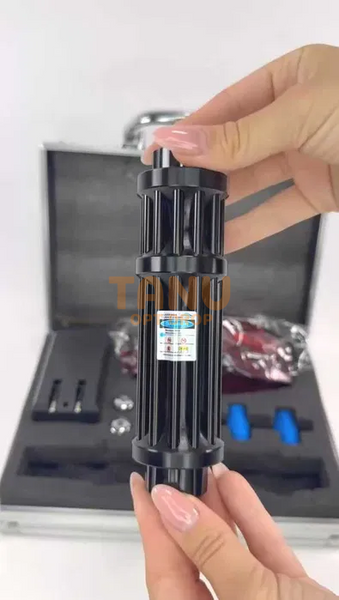 Лазерная указка алюминиевая SN-017 на аккумуляторе 2х16340 в кейсе Черный /Х26 02k15p013v2 фото
