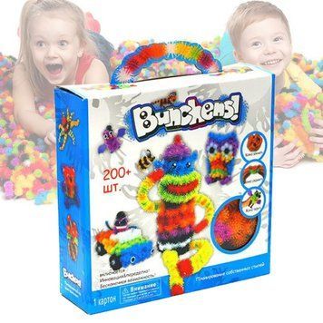 Конструктор липучка Bunchems 400 деталей 03k03p066 фото