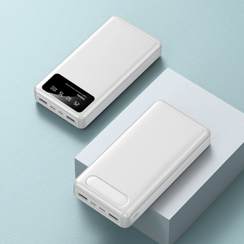 УМБ Повербанк Power Bank Viaking T35590 с индикатором зарядки 40000 mAh Белый (H-5) 11k12p013v1 фото