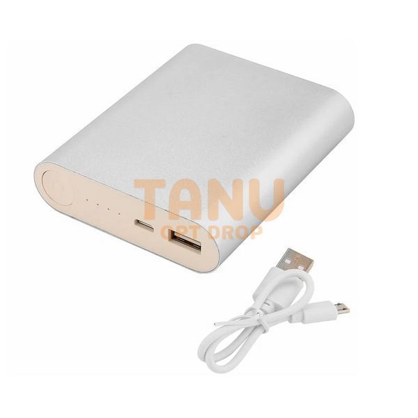 УМБ Портативний зарядний пристрій Power Bank 10400 Срібло 11k12p375 фото