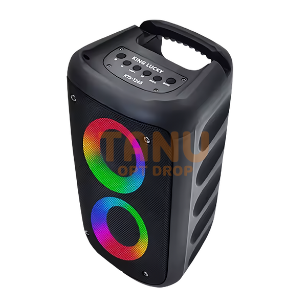 Портативная Bluetooth колонка KTS-1265 с LED-подсветкой, Bluetooth, FM-радио (SO-67) 11k03p270 фото