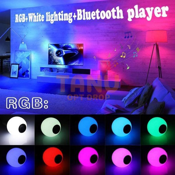 Смарт-лампочка с RGB, светомузыка с пультом дистанционного управления и Bluetooth-музыка EL-2356 (237) 01k09p064 фото