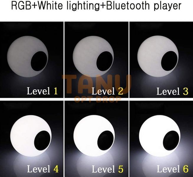 Смарт-лампочка с RGB, светомузыка с пультом дистанционного управления и Bluetooth-музыка EL-2356 (237) 01k09p064 фото
