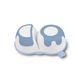 Дитяча двокамерна миска для годування з кришкою та ложкою Babyono Блакитна (1067/01) (SB) 03k17p452v2 фото 3