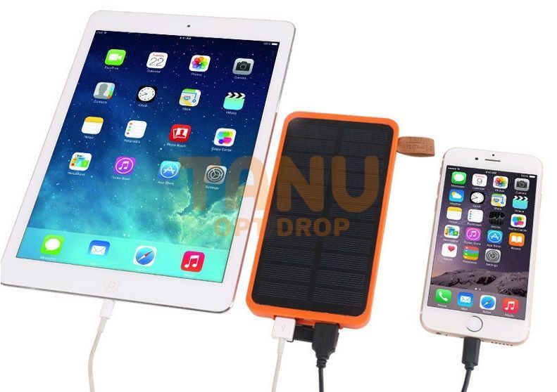УМБ Power bank ViaKing 10000 Сонячна панель Помаранчевий (H-10) 11k12p002v2 фото