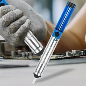 Універсальний вакуумний олововідсмоктувач для ремонту техніки DEsoldering pump (ЖЯ) 14k06p030 фото
