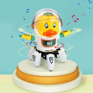 Музична інтерактивна іграшка Space Duck, звук, світло (30/1) 03k05p187 фото