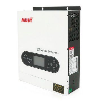 Гібридний інвертор для дому та офісу чиста синусоїда MUST PV18-2012, 2000W, 12V (ISML) 11k12p205v6 фото