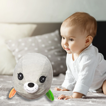 М'яка іграшка-обіймашка BabyOno Щасливий тюлень 644, 18*22 см (SB) 03k17p403 фото