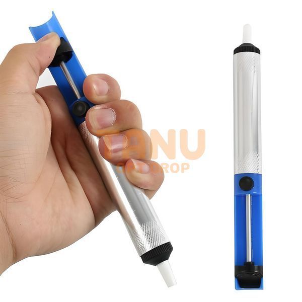 Универсальный вакуумный оловоотсос для ремонта техники DEsoldering pump (ЖЯ) 14k06p030 фото