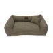 Велюровая лежанка для котов и собак Mamo Pets Premium, съемный чехол, ручка, XS 50*40 (40*30), бежевая 05k01p002 фото 2