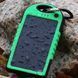 Портативний зарядний Power Bank Solar 35000 mAh на сонячній батареї з ліхтариком, Зелений, Блакитний, Чорний 11k12p089 фото 6