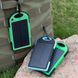 Портативний зарядний Power Bank Solar 35000 mAh на сонячній батареї з ліхтариком, Зелений, Блакитний, Чорний 11k12p089 фото 5