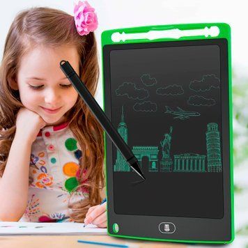 Детский графический планшет для рисования LCD Writing Tablet 8,5" Зеленый 03k05p027v2 фото