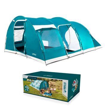 Палатка Bestway 68095 Pavillo Family Dome X6 Camp Tent шестиместная для кемпинга 490х380х195 см 02k02p125 фото