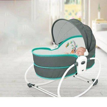 Детская люлька Rocker Bassinet 5 in 1 ГОЛУБАЯ 03k17p039 фото