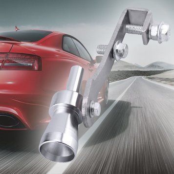 Автомобильный турбо звуковой свисток на выхлопную трубу Turbo Sound EL&shy;1290 (S 1.0&shy;1.6L) Серый 04k03p007 фото