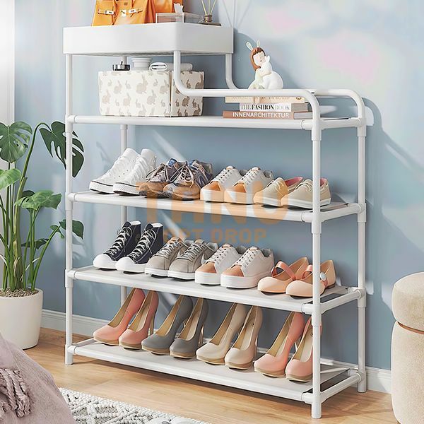 Полиця для взуття, стелаж білий CLOTHES RACK 113-5 (225) 01k04p137v2 фото