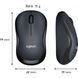 Беспроводная компьютерная портативная USB мышка LOGI SILENT M220 (206) 11k07p027 фото 2