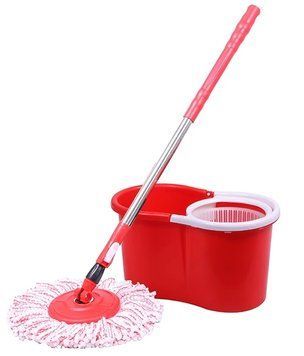 Турбо Швабра з Відром Spin MOP 360 червоний 01k02p014v1 фото