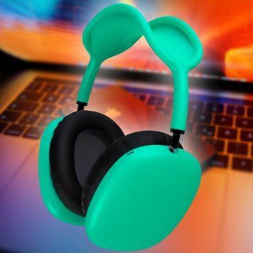 Беспроводные стерео bluetooth наушники AirMax P9 PRO 400 мА/год Бирюзовые 11k01p109v1 фото