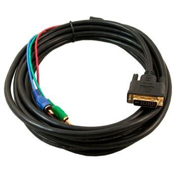 Кабель DVI-3RCA 5м черный (206) 11k06p130 фото
