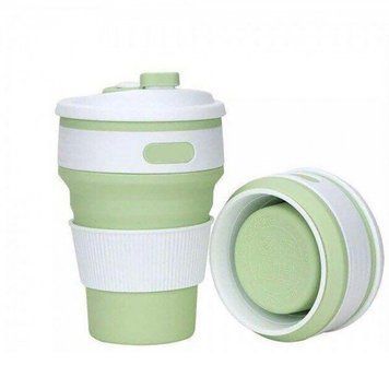 Силіконовий стакан складаний Silicon Magic Cup Зелений 02k03p014v3 фото